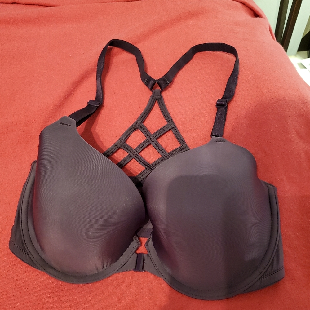 Purple Criss-cross Victoria's Secret 32DD bra